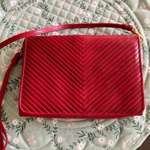 Genuine Leather Res Vintage Mary Ann Rosenfeld crossbody bag